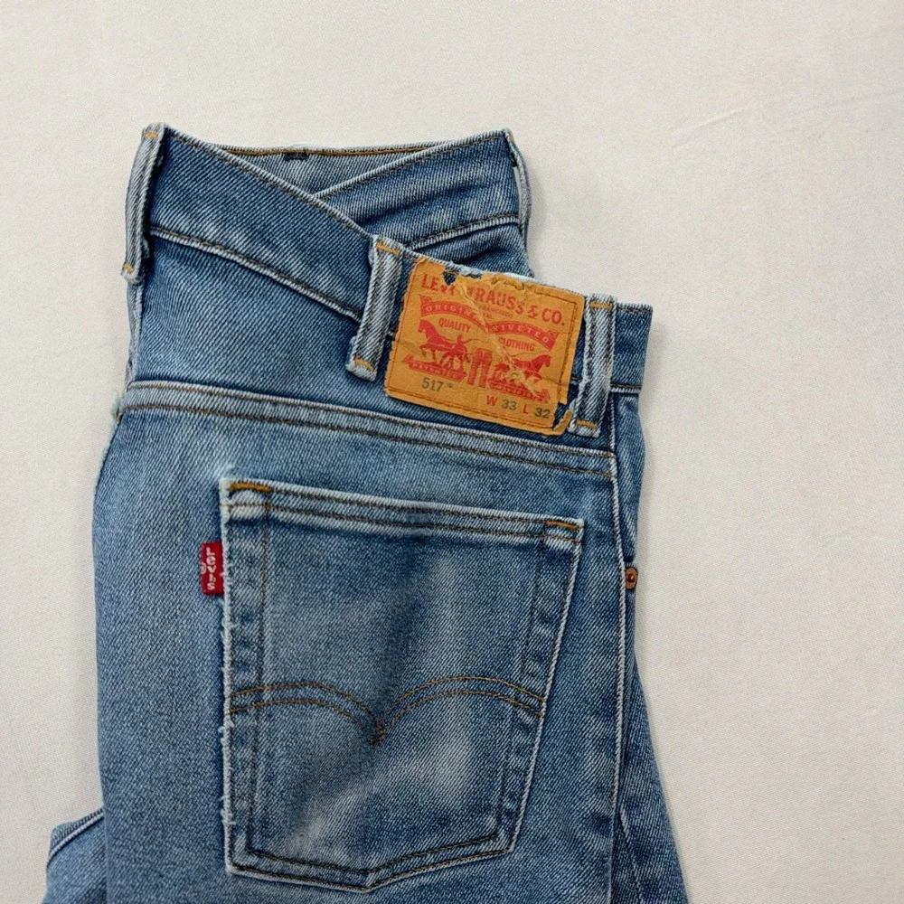Levi's Jeans 517 Bootcut Classic Medium Wash Blue Denim Mens W34 L27